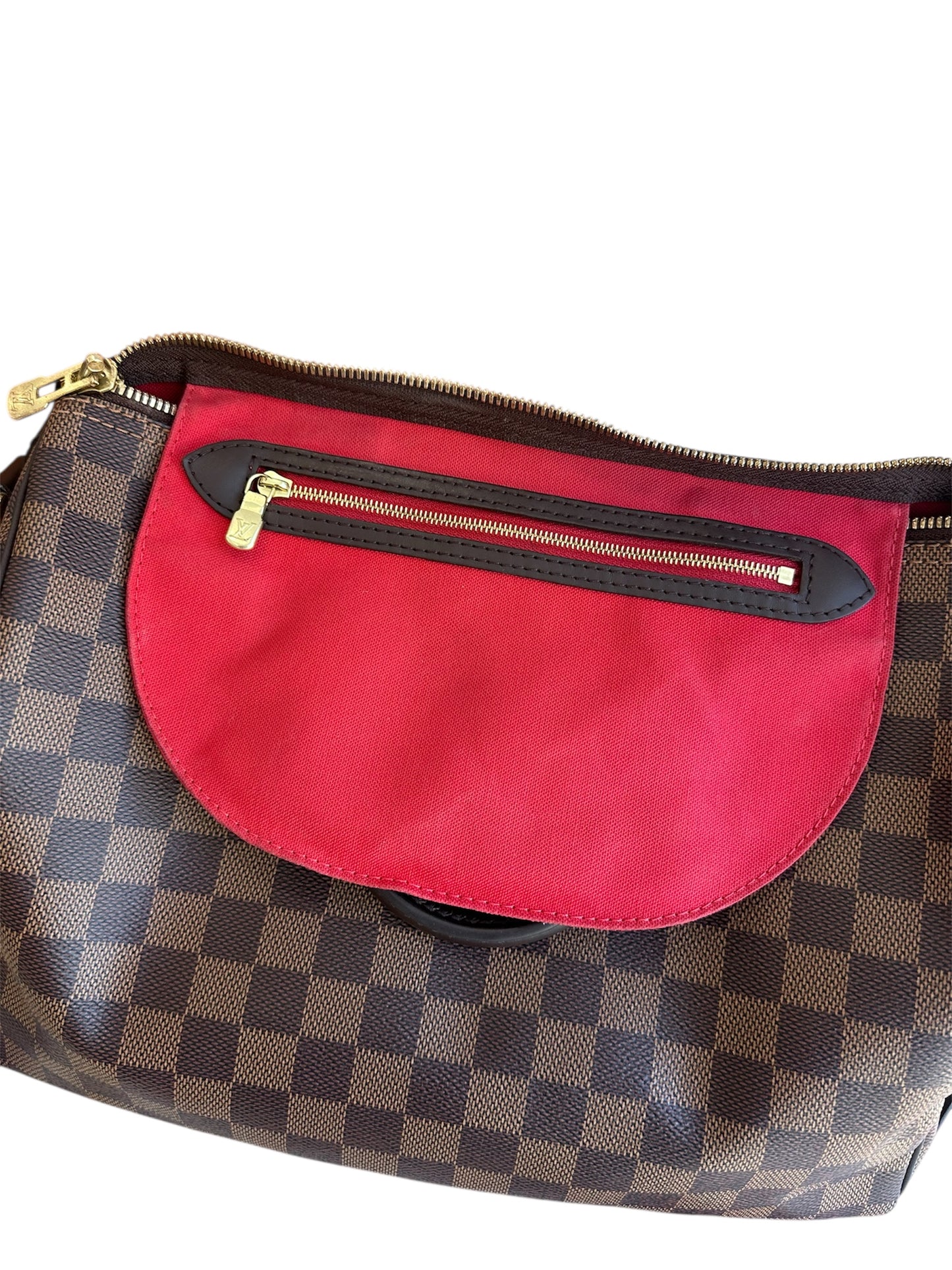 Speedy 30 Bandoulière Damier Ebène