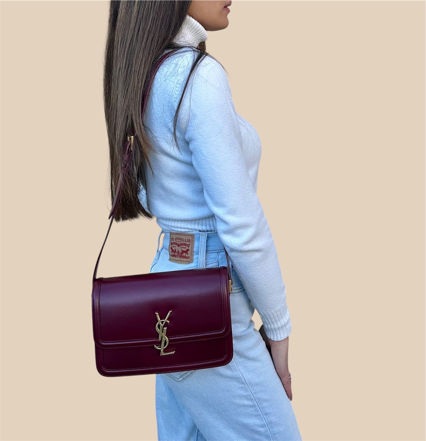 Solferino Medium Satchel Saint Laurent