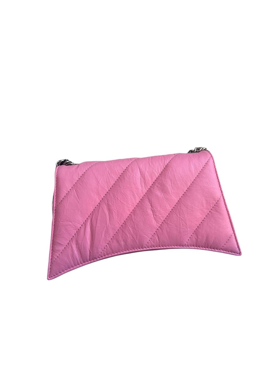Borsa Balenciaga Crush XS rosa