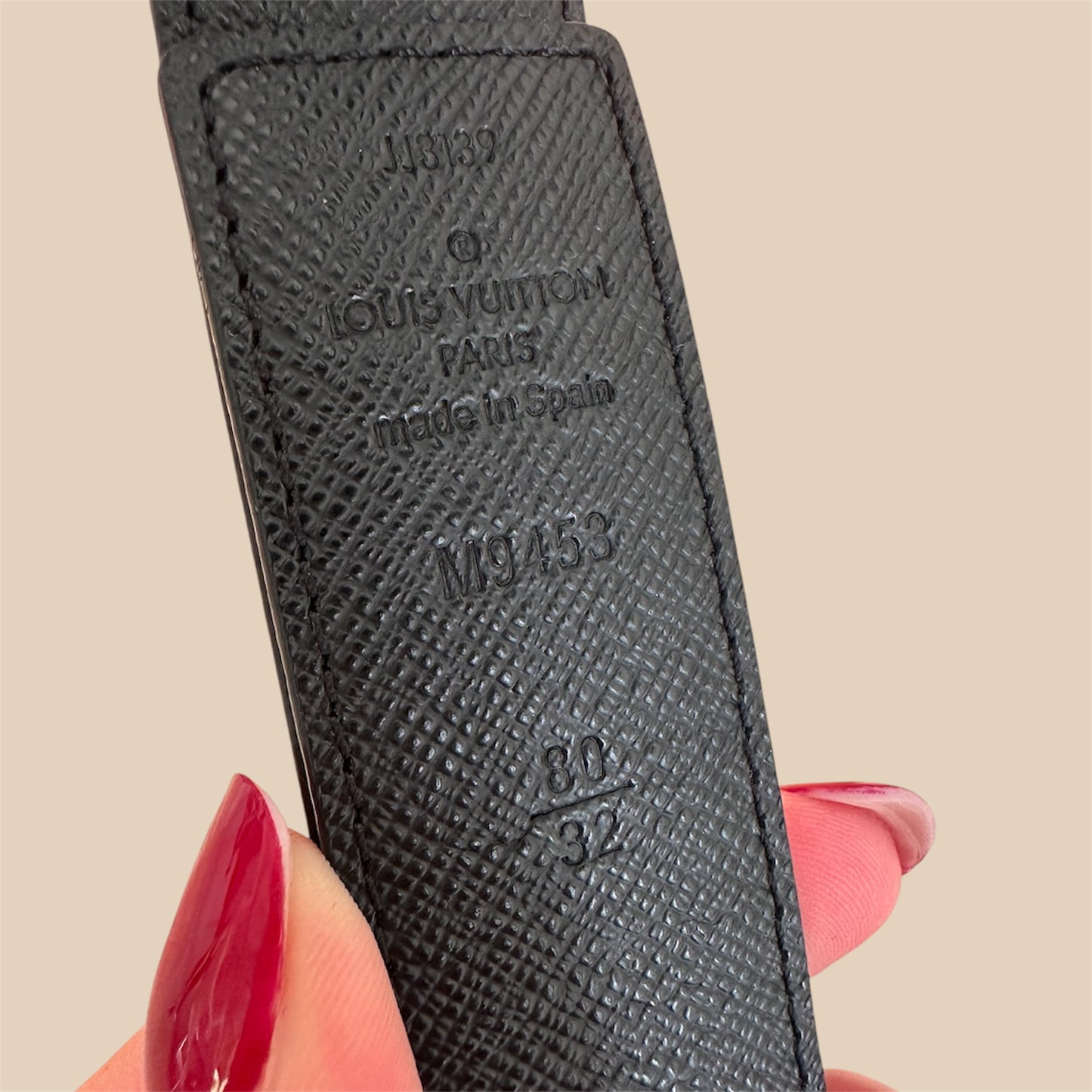 Louis Vuitton Cintura reversibile 80cm