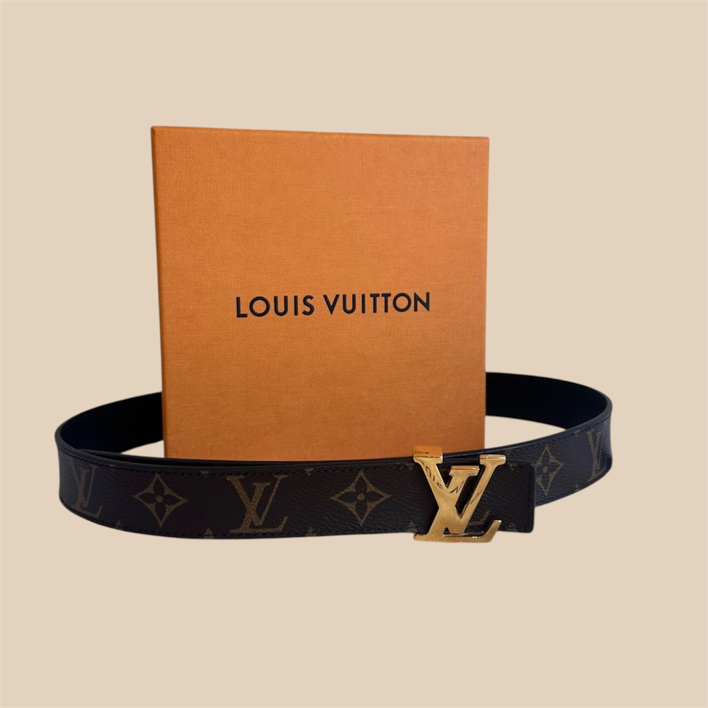 Louis Vuitton Cintura reversibile 80cm